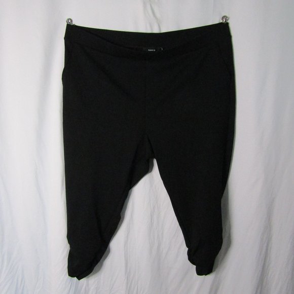 torrid Pants - Torrid Black Soft Pull-On Joggers with Cinched Side Hem Size 6X